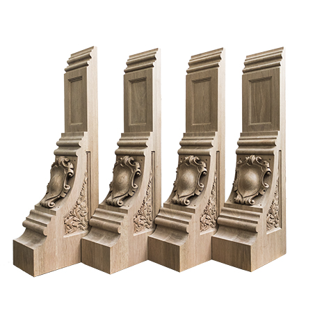 Athlone house woodcarved corbels