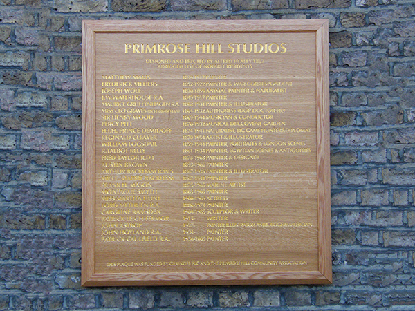 Commemorative Plaque - The Woodcarving Studio