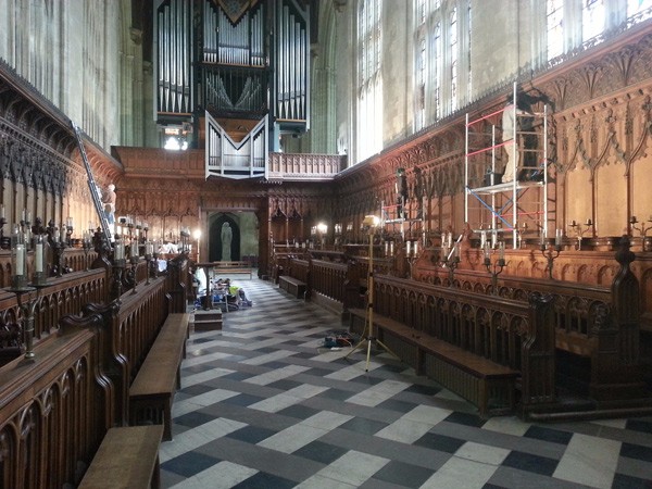 New College Oxford Chapel restoration work by The Woodcarving Studio