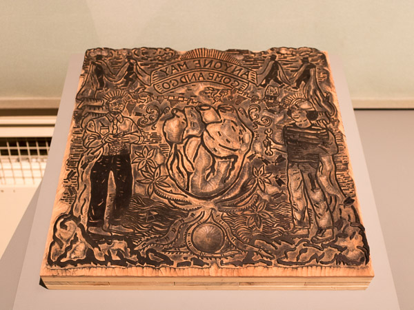 6_Carved Tillet Print Block commissioned for exhibition at the Royal Albert Memorial Museum, Exeter